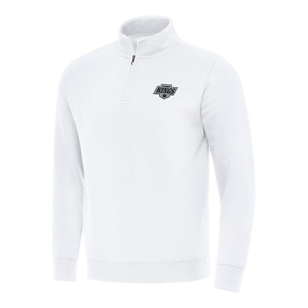 Los Angeles Kings Antigua Victory Quarter-Zip Mock Sweatshirt