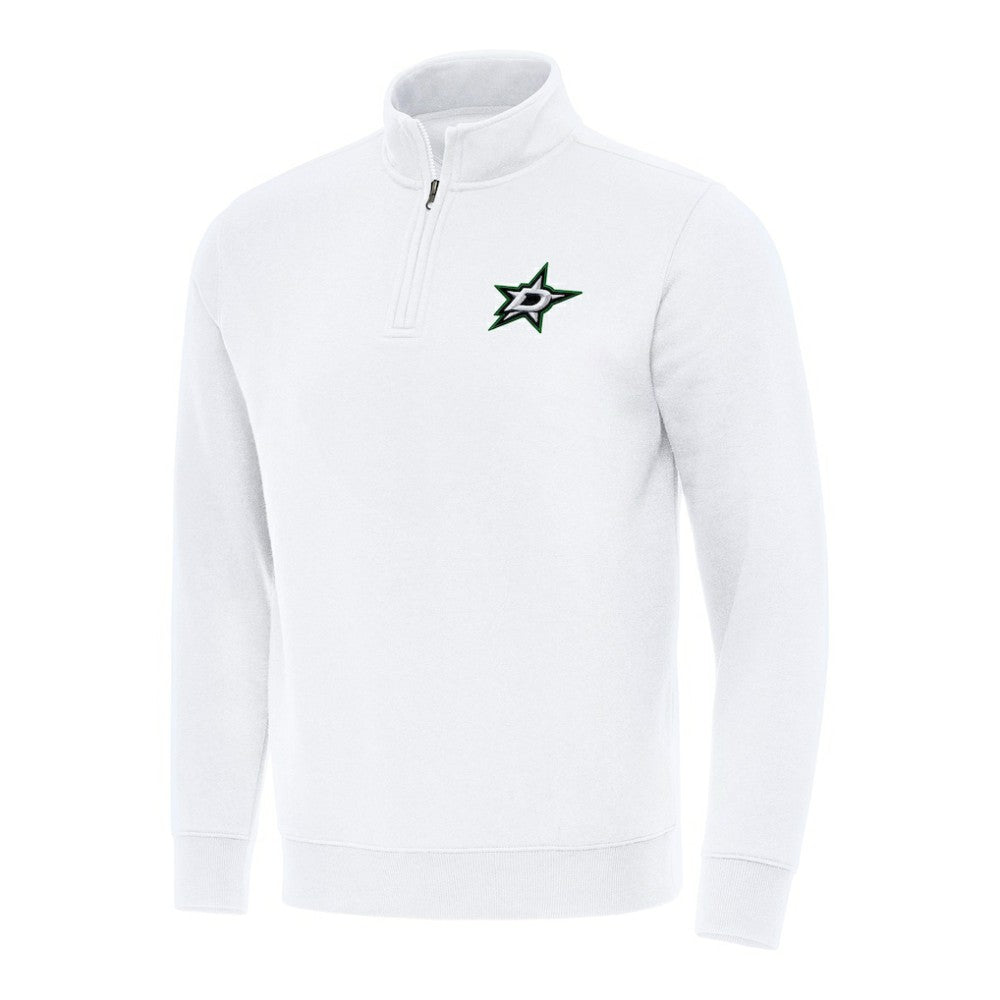 Dallas Stars Antigua Victory Quarter-Zip Mock Sweatshirt