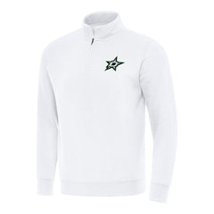 Dallas Stars Antigua Victory Quarter-Zip Mock Sweatshirt