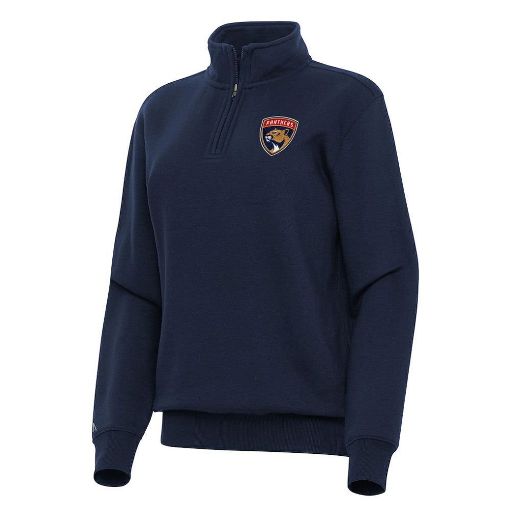 Florida Panthers Antigua Women's Victory Quarter-Zip Sweatshirt