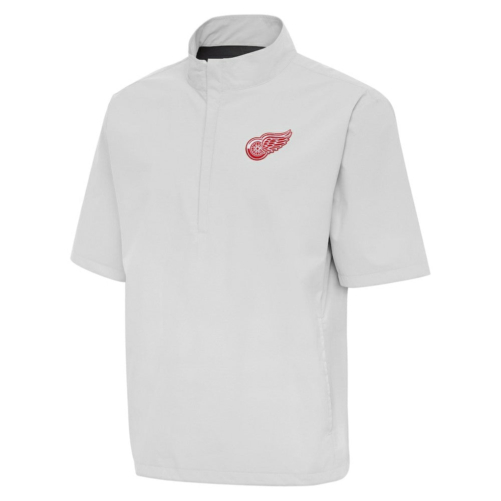Detroit Red Wings Antigua Brisk Quarter-Zip Windbreaker