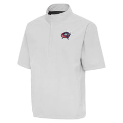 Columbus Blue Jackets Antigua Brisk Quarter-Zip Windbreaker