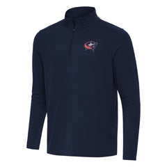 Columbus Blue Jackets Antigua Intent Quarter-Zip Top