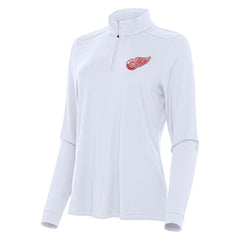 Detroit Red Wings Antigua Women's Intent Quarter-Zip Top