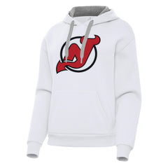 New Jersey Devils Antigua Women's Victory Pullover Hoodie