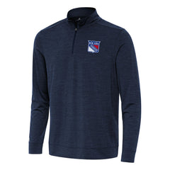New York Rangers Antigua Bright Quarter-Zip Top