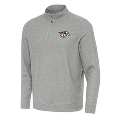 Nashville Predators Antigua Subtle Quarter-Zip Sweatshirt