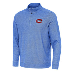 Montreal Canadiens Antigua Subtle Quarter-Zip Sweatshirt