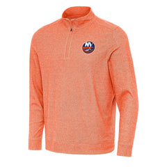 New York Islanders Antigua Subtle Quarter-Zip Sweatshirt