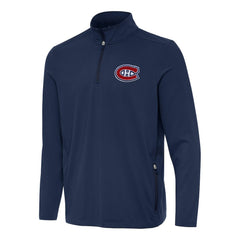 Montreal Canadiens Antigua Perilous Quarter-Zip Sweatshirt