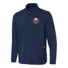 New York Islanders Antigua Perilous Quarter-Zip Sweatshirt