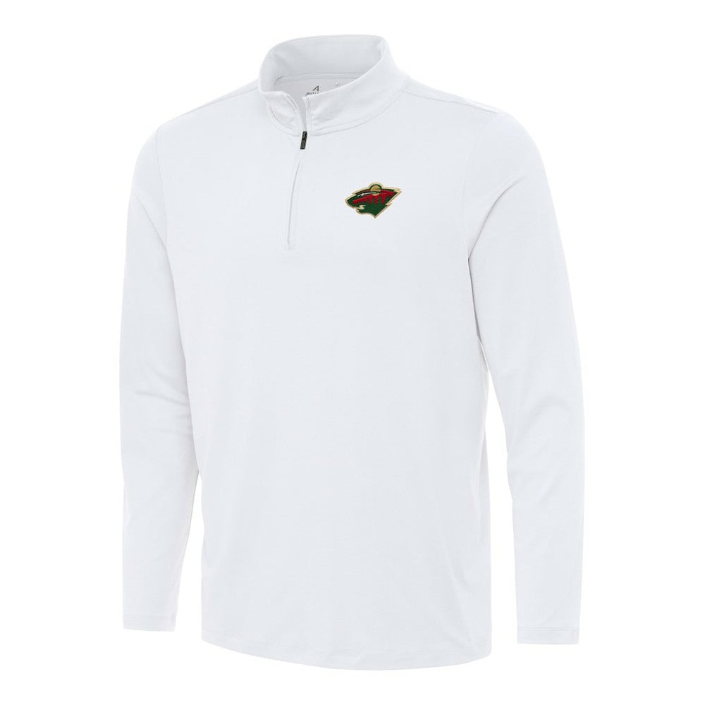 Minnesota Wild Antigua Reprocess Quarter-Zip Top