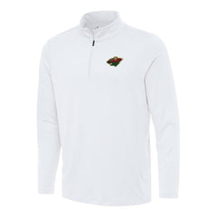 Minnesota Wild Antigua Reprocess Quarter-Zip Top