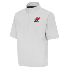 New Jersey Devils Antigua Brisk Quarter-Zip Windbreaker