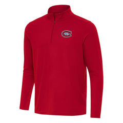 Montreal Canadiens Antigua Intent Quarter-Zip Top