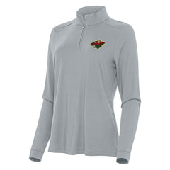 Minnesota Wild Antigua Women's Intent Quarter-Zip Top
