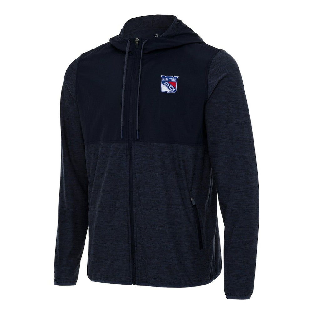 New York Rangers Antigua Sway Full-Zip Hoodie Jacket