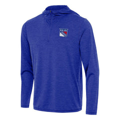 New York Rangers Antigua Tidy Quarter-Zip Hoodie