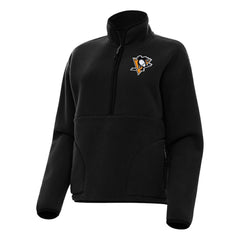 Pittsburgh Penguins Antigua Women's Figure Half-Zip Pullover Sweatshirt