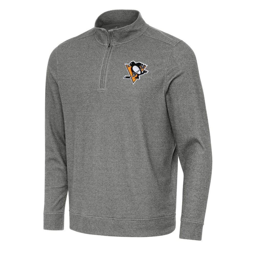 Pittsburgh Penguins Antigua Subtle Quarter-Zip Sweatshirt