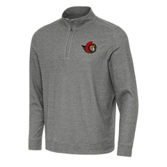 Ottawa Senators Antigua Subtle Quarter-Zip Sweatshirt