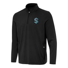 Seattle Kraken Antigua Perilous Quarter-Zip Sweatshirt