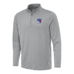 New York Rangers Antigua Reprocess Quarter-Zip Top