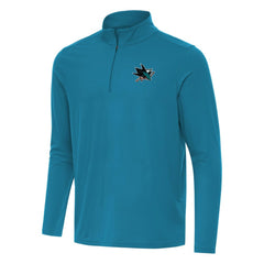 San Jose Sharks Antigua Intent Quarter-Zip Top