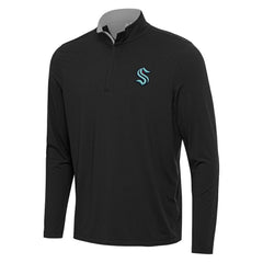 Seattle Kraken Antigua Content Quarter-Zip Pullover Top