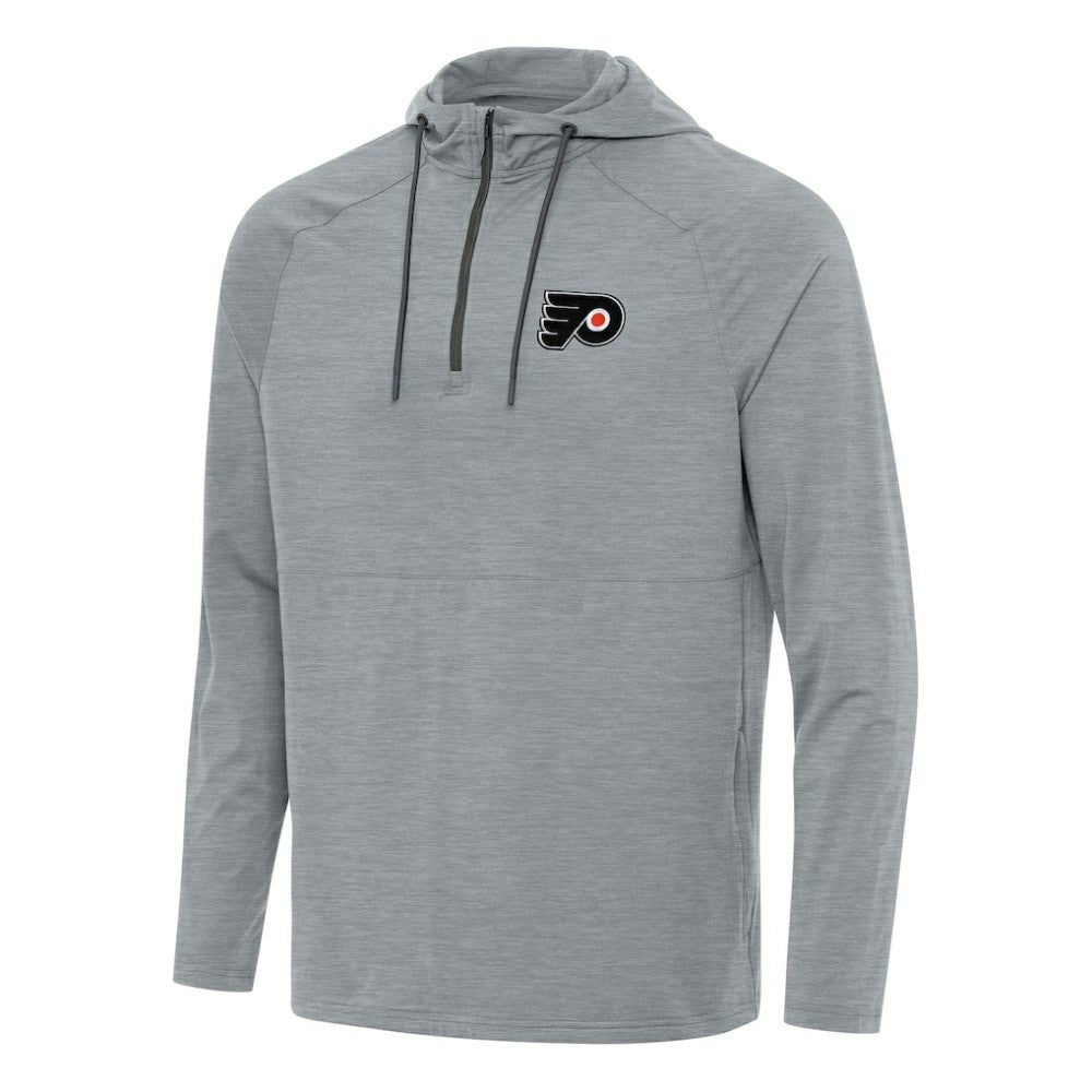 Philadelphia Flyers Antigua Spikes Quarter-Zip Hoodie