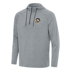 Pittsburgh Penguins Antigua Spikes Quarter-Zip Hoodie