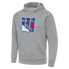 New York Rangers Antigua Big & Tall Victory Pullover Hoodie