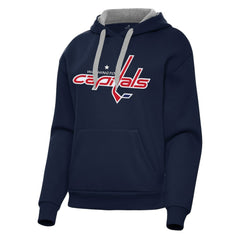 Washington Capitals Antigua Women's Victory Pullover Hoodie