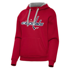 Washington Capitals Antigua Women's Victory Pullover Hoodie