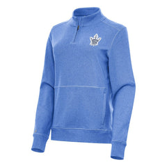 Toronto Maple Leafs Antigua Women's Crush Quarter-Zip Fleece Sweatshirt
