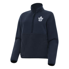 Toronto Maple Leafs Antigua Women's Figure Half-Zip Pullover Sweatshirt