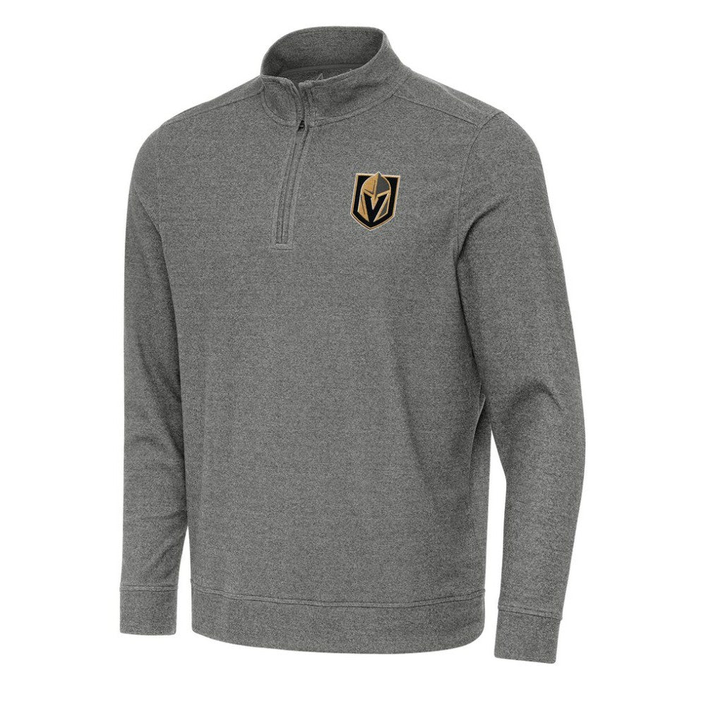 Vegas Golden Knights Antigua Subtle Quarter-Zip Sweatshirt
