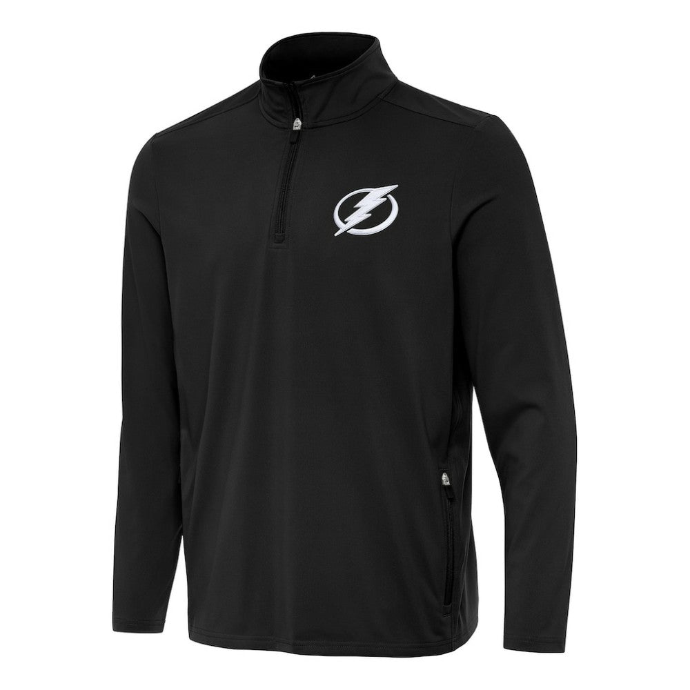 Tampa Bay Lightning Antigua Perilous Quarter-Zip Sweatshirt