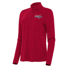 Washington Capitals Antigua Women's Bright Quarter-Zip Top