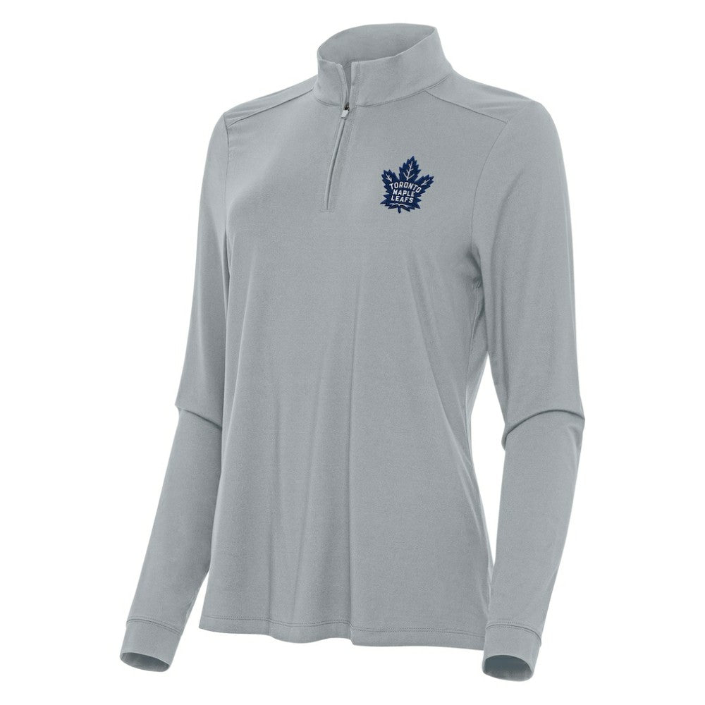 Toronto Maple Leafs Antigua Women's Intent Quarter-Zip Top
