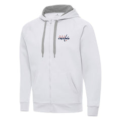 Washington Capitals Antigua Big & Tall Victory Full-Zip Hoodie