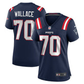 NFL New England Patriots Caedan Wallace Women's Game Jersey