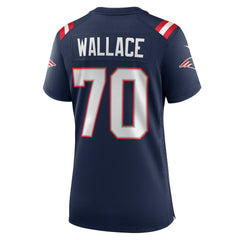 NFL New England Patriots Caedan Wallace Women's Game Jersey