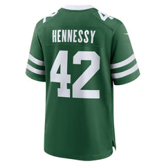 NFL New York Jets Thomas Hennessy Team Game Jersey