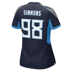 NFL Tennessee Titans Jeffery Simmons Women's Alternate Game Jersey