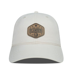 New York Islanders Men's Levelwear Faux Leather Patch Unstructured Adjustable Hat