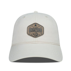 Ottawa Senators Men's Levelwear Faux Leather Patch Unstructured Adjustable Hat