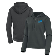 NFL Detroit Lions Antigua Women's Contemporary Quarter-Zip Hoodie