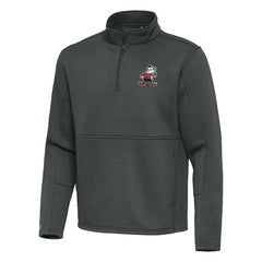NFL Cleveland Browns Antigua Twist Quarter-Zip Pullover Jacket
