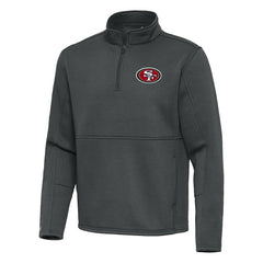 NFL San Francisco 49ers Antigua Twist Quarter-Zip Pullover Jacket